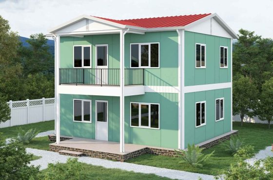 Çift Katlı Prefabrik Ev (114m²)