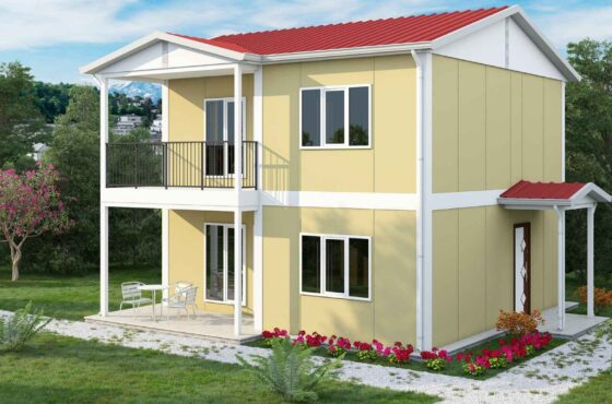 Çift Katlı Prefabrik Ev (120m²)