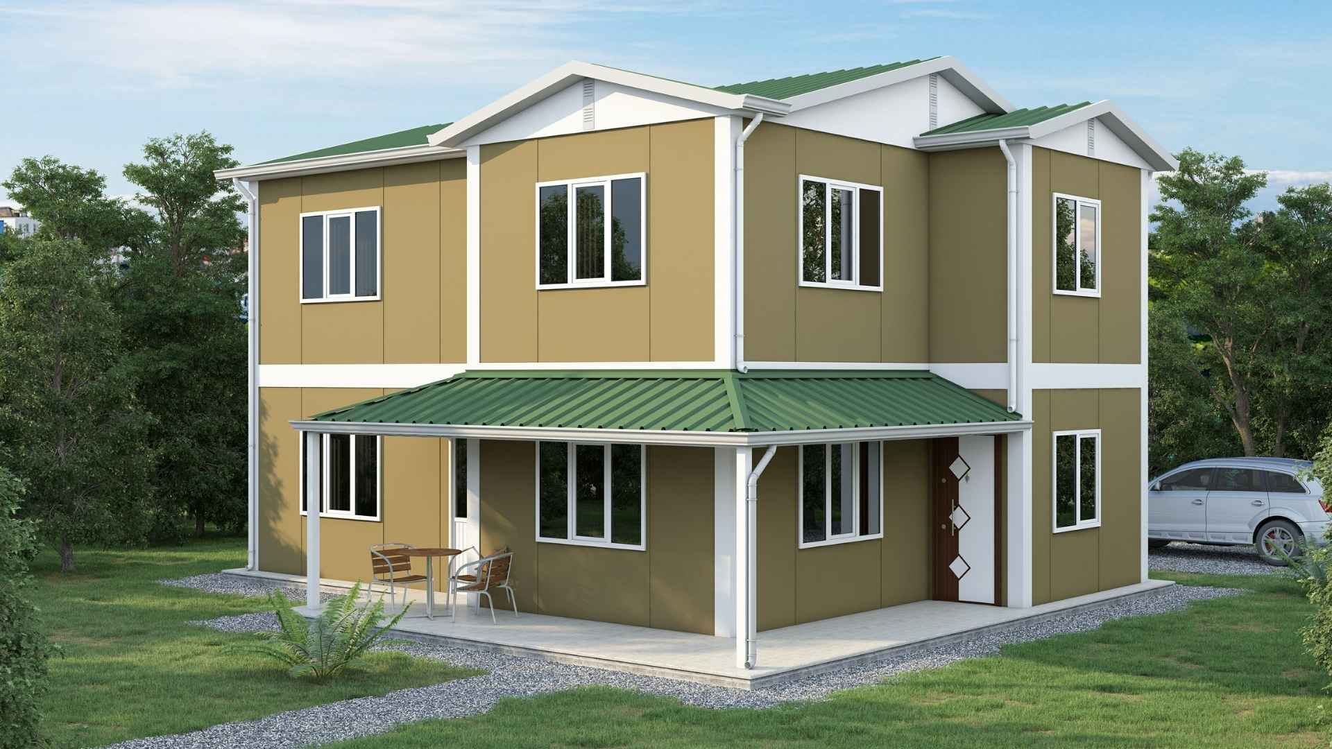 Tuzla Çift Katlı Prefabrik Ev (142m²)