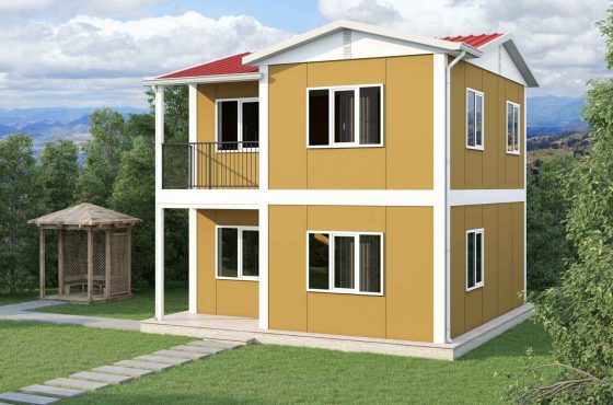 Çift Katlı Prefabrik Ev (82m²)